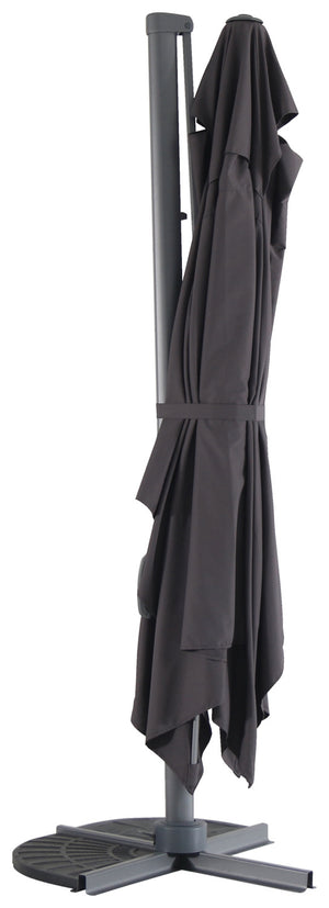 parasol rzymski Elyo; 300x400x275 cm (DxSxW); antracyt; prostokątny