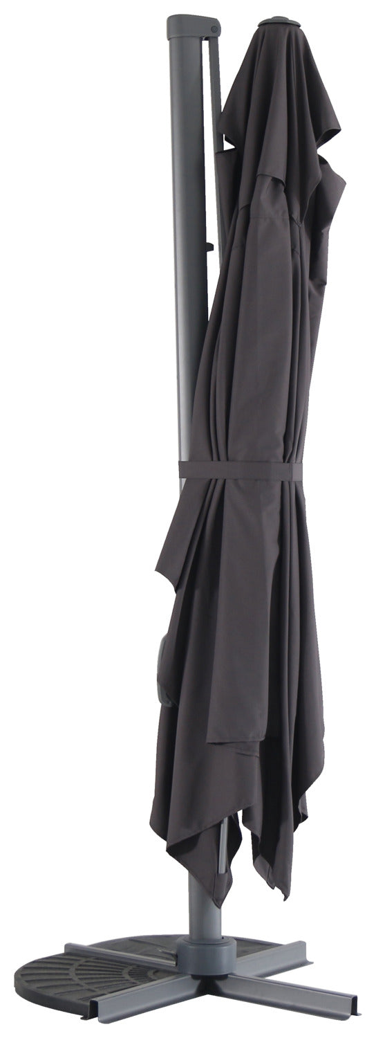 parasol rzymski Elyo; 300x400x275 cm (DxSxW); antracyt; prostokątny