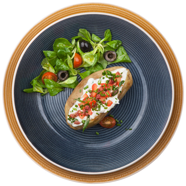 talerz głęboki Spirit; 800ml, 24x4.5 cm (ØxW); niebieski; okrągły; 4 sztuka / opakowanie