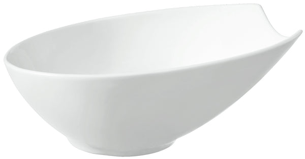 miska Contrast owalna; 900ml, 20.5x18.5x9 cm (DxSxW); biały; owalny; 4 sztuka / opakowanie