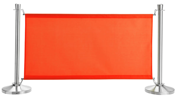 drążek oddzielający; 143x2x2 cm (DxWxØ); srebro
