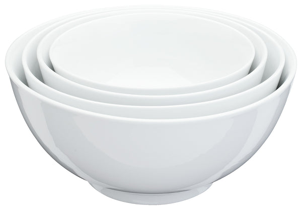 miska porcelanowa Pola; 900ml, 17x8 cm (ØxW); biały; okrągły; 4 sztuka / opakowanie