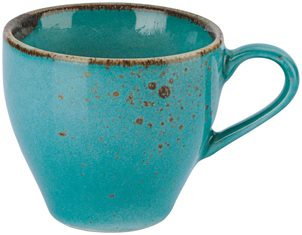 filiżanka do espresso Palana; 120ml, 6.8x6.1 cm (ØxW); turkusowy; 6 sztuka / opakowanie