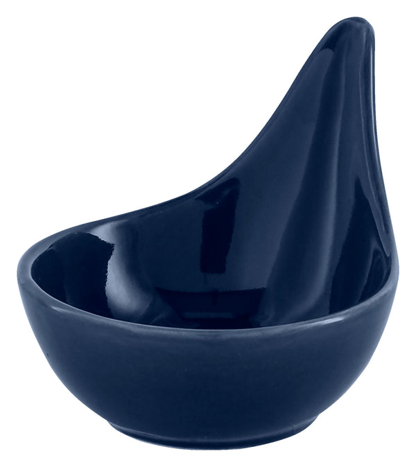 mini miseczki  Tropfen; 60ml, 8.8x6.8x6.3 cm (DxSxW); ciemny niebieski; 12 sztuka / opakowanie