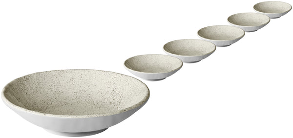 talerz głęboki Romulus; 520ml, 17.7x4.4 cm (ØxW); beżowy; okrągły; 6 sztuka / opakowanie