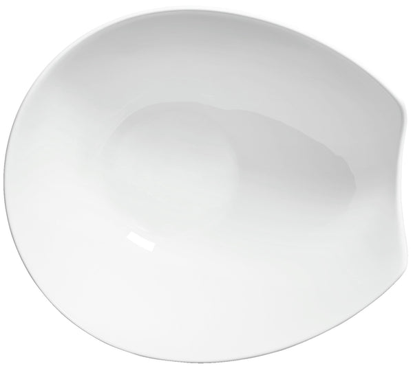 miska Contrast owalna; 900ml, 20.5x18.5x9 cm (DxSxW); biały; owalny; 4 sztuka / opakowanie