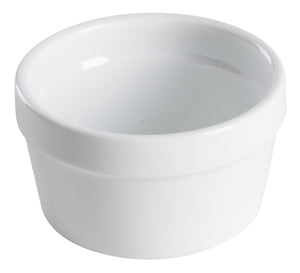 mini porcelana Oala opak. 50 sztuk; 80ml, 8.3x4.8 cm (ØxW); biały; 50 sztuka / opakowanie