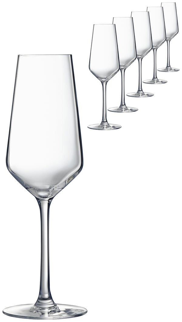 kieliszek do szampana Vina Juliette; 230ml, 7.7x4.8x21.8 cm (ØxØxW); transparentny; 6 sztuka / opakowanie