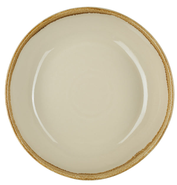 talerz głęboki Glaze; 900ml, 22x4.8 cm (ØxW); piasek; okrągły; 6 sztuka / opakowanie