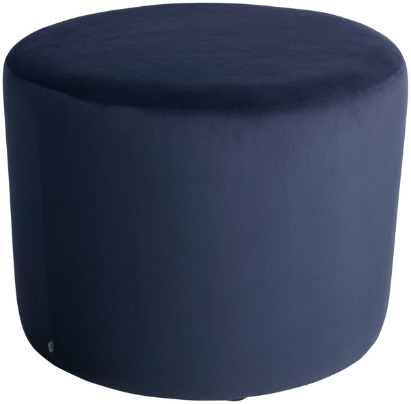 taboret Lenny; 70x47 cm (ØxW); ciemny niebieski; cylindryczny
