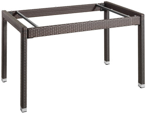 stelaż stołu Metropolitan; 130x80x75 cm (DxSxW); ciemny taupe; prostokątny