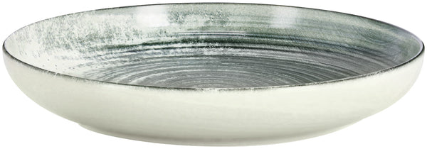 talerz głęboki Etana; 1200ml, 26x4.5 cm (ØxW); biały/antracyt; okrągły; 4 sztuka / opakowanie