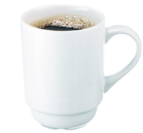 kubek porcelanowy  Yari; 250ml, 7.4x9.2 cm (ØxW); biały; okrągły; 6 sztuka / opakowanie