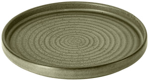 talerz z niskim rantem Snug; 20.5x2.5 cm (ØxW); oliwka; okrągły; 4 sztuka / opakowanie