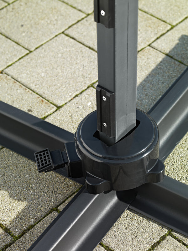 parasol rzymski Breva; 295x295x270 cm (DxSxW); ecru; kwadrat