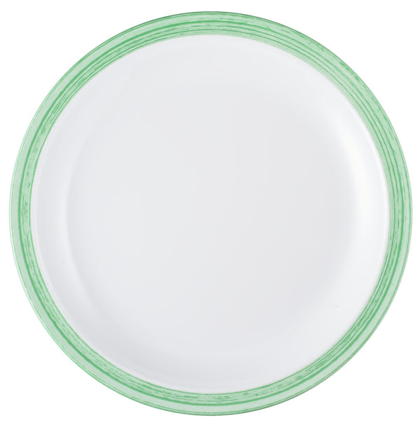talerz lunch box Bistro; 23.5 cm (Ø); zielony; okrągły; 5 sztuka / opakowanie