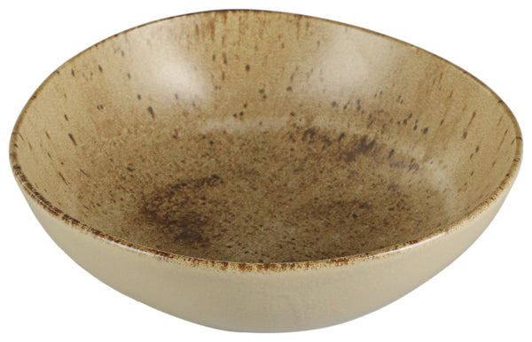 miska Natura; 585ml, 18x5.66 cm (ØxW); jasny brązowy/ciemny brąz; okrągły; 6 sztuka / opakowanie