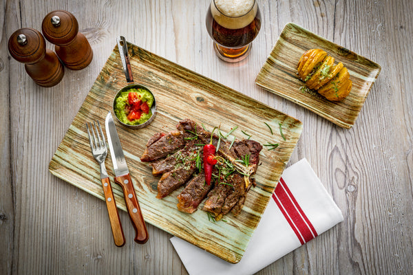 nóż do pizzy/steka Picanha; 23.5 cm (D); jasny brązowy; 12 sztuka / opakowanie