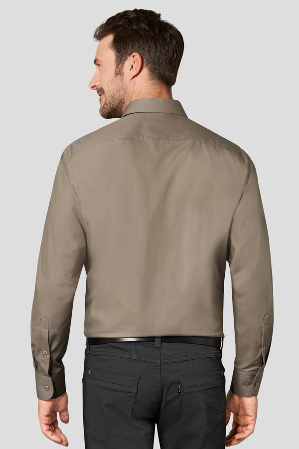 koszula męska Marc długi rękaw; Kleidergröße 37/38; taupe