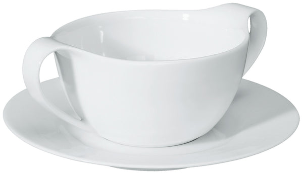 bulionówka Pallais; 330ml, 11x6 cm (ØxW); biały; okrągły; 6 sztuka / opakowanie