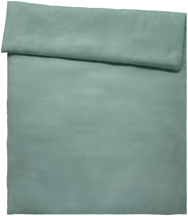 poszwa na kołdrę Libra muślin; 140x200 cm (SxD); niebieski przydymiony