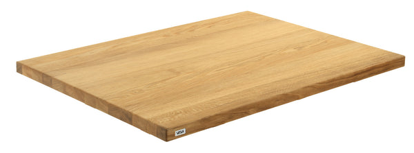 blat z drewna litego Kentucky lakierowany prostokątny ; 80x60x3 cm (DxSxW); dąb/naturalny; prostokątny