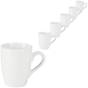 kubek Joy; 330ml, 8x11 cm (ØxW); biały; okrągły; 6 sztuka / opakowanie