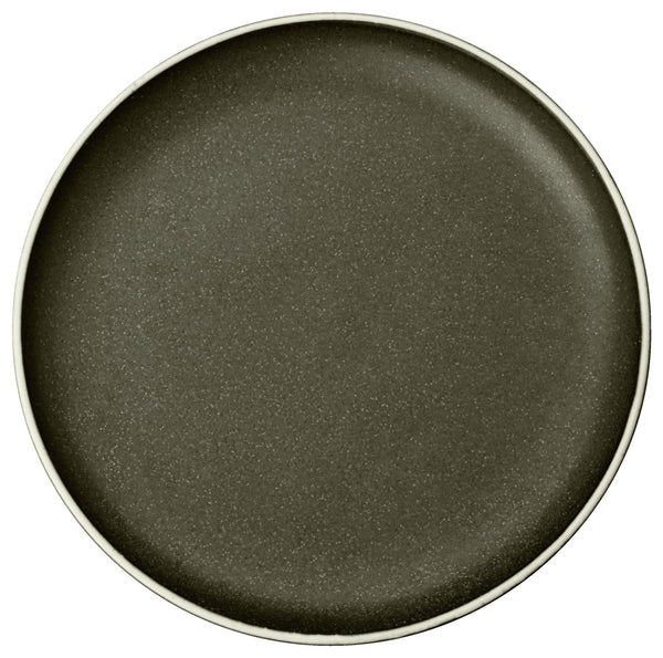 talerz płaski Ossora; 20 cm (Ø); ciemny taupe; okrągły; 6 sztuka / opakowanie