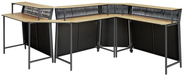 Outdoorbar Baruba Element Gerade; 120x56x115 cm (DxSxW); dąb/naturalny/antracyt