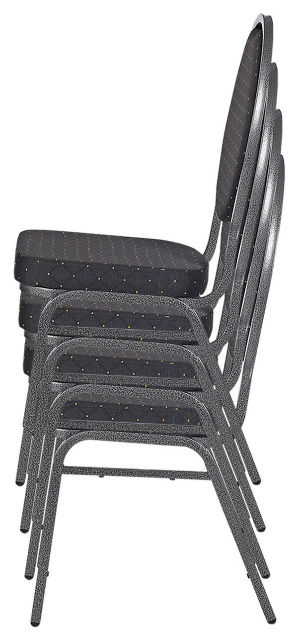 Bankett-Stuhl Event; 43x57x93 cm (SxGxW); siedzisko czarny