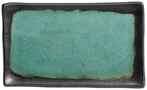 półmisek Dearborn z rantem; Größe GN 1/4, 26.5x16.2x2 cm (DxSxW); turkusowy; prostokątny; 3 sztuka / opakowanie