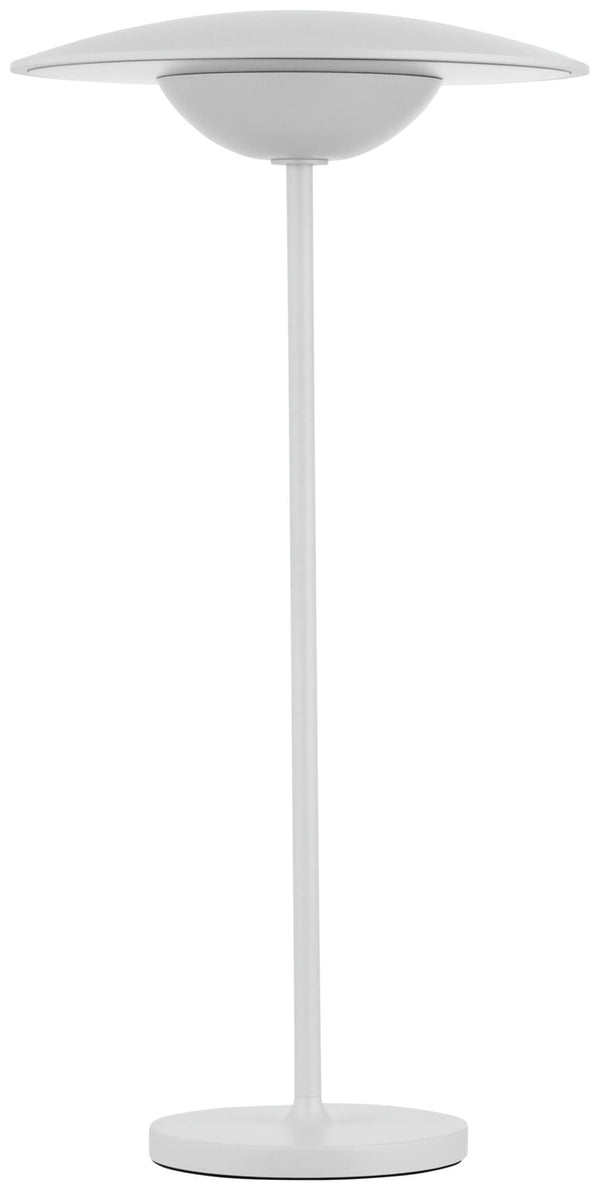 LED Tischleuchte Tower; 19x38 cm (ØxW); stelaż biały