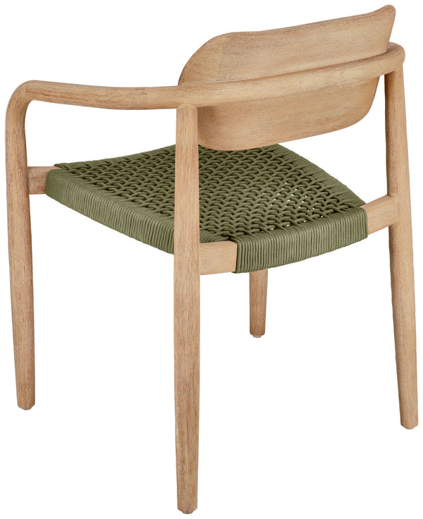 Stuhl Mando; 56x49x76 cm (SxGxW); siedzisko oliwka, stelaż naturalny; 2 sztuka / opakowanie