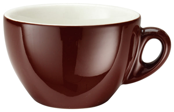 filiżanka do kawy Joy; 300ml, 10.5x6.7 cm (ØxW); brązowy; okrągły; 6 sztuka / opakowanie