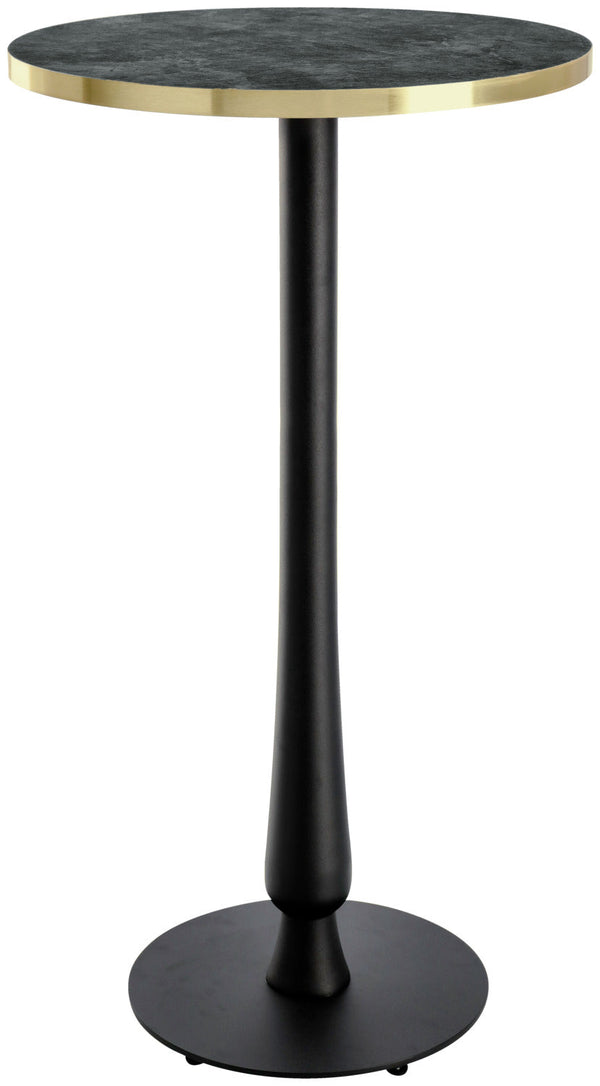 kolumna stołu barowego Barock okrągła; 43x108 cm (ØxW); czarny; okrągły