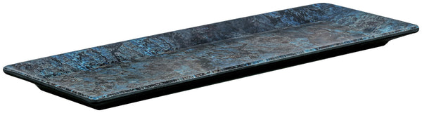 Präsentationsplatte Tusa rechteckig; 31x10.5x1.8 cm (DxSxW); czarny/ciemny niebieski; prostokątny; 6 sztuka / opakowanie