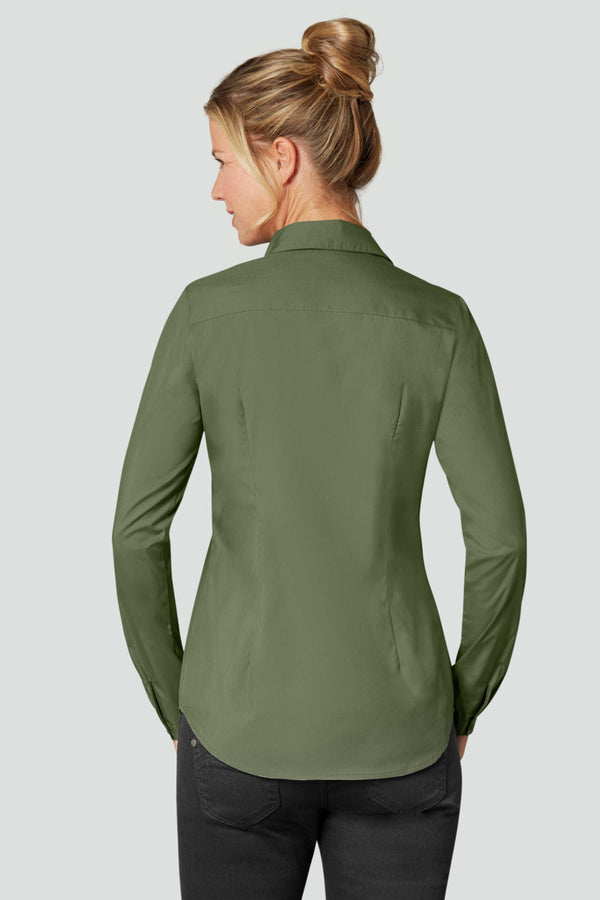 bluzka damska Kim długi rękaw; Kleidergröße 44; oliwka