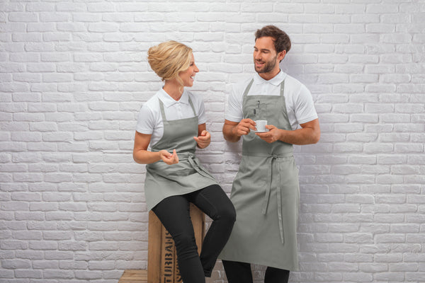 fartuszek Taras kolorowy 64x100 cm; 64x100 cm (DxS); jasny szary