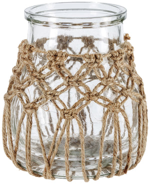 lampion Anka; 17.3x20 cm (ØxW); transparentny/naturalny