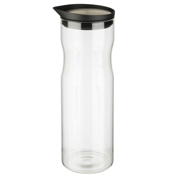 karafka ze szkła, 1 l; 1000ml, 8x25 cm (ØxW); transparentny
