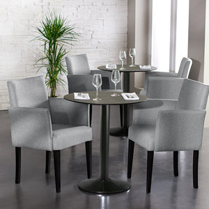 podstawa Rondo; 55x72 cm (ØxW); czarny; okrągły