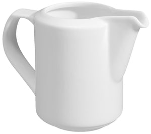 dzbanek Base z uchwytem; 300ml, 8x10 cm (ØxW); biały; okrągły; 6 sztuka / opakowanie
