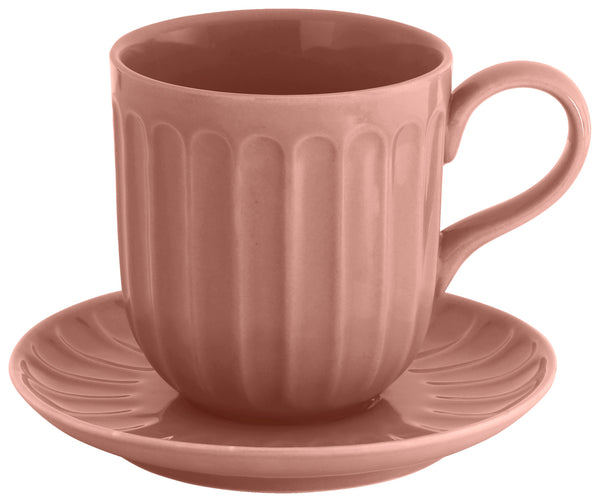 kubek Bel Colore; 340ml, 8.5x8.5 cm (ØxW); rosé; 6 sztuka / opakowanie