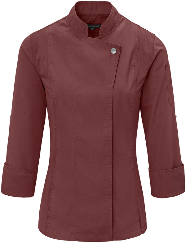 bluza kucharska damska Carter długi rękaw; Kleidergröße 54; burgund