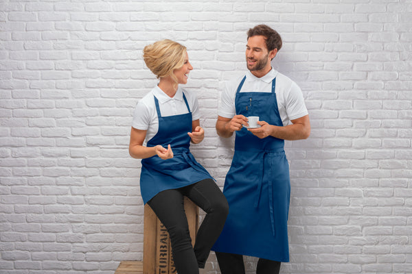 fartuszek Taras kolorowy 64x80 cm; 64x80 cm (DxS); ciemny niebieski