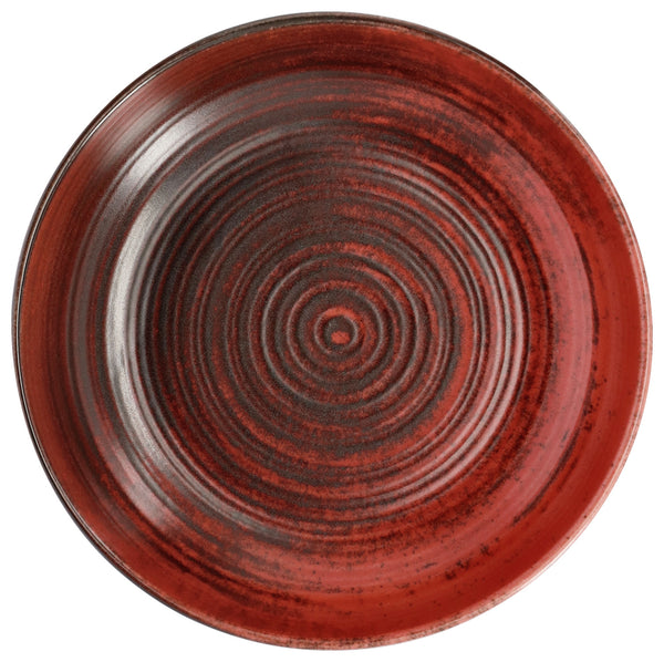 talerz głęboki Etana; 400ml, 17x4 cm (ØxW); czerwony; okrągły; 6 sztuka / opakowanie