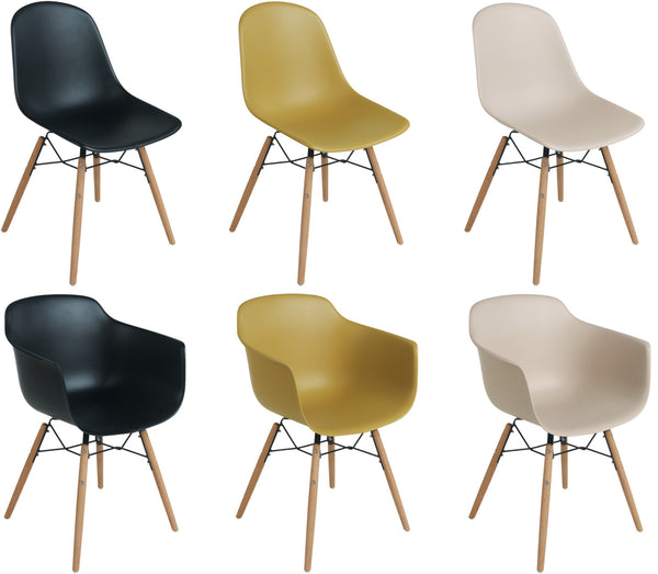 stelaż krzesła Emeo; 44x42x42 cm (SxGxW); dąb/naturalny; 2 sztuka / opakowanie