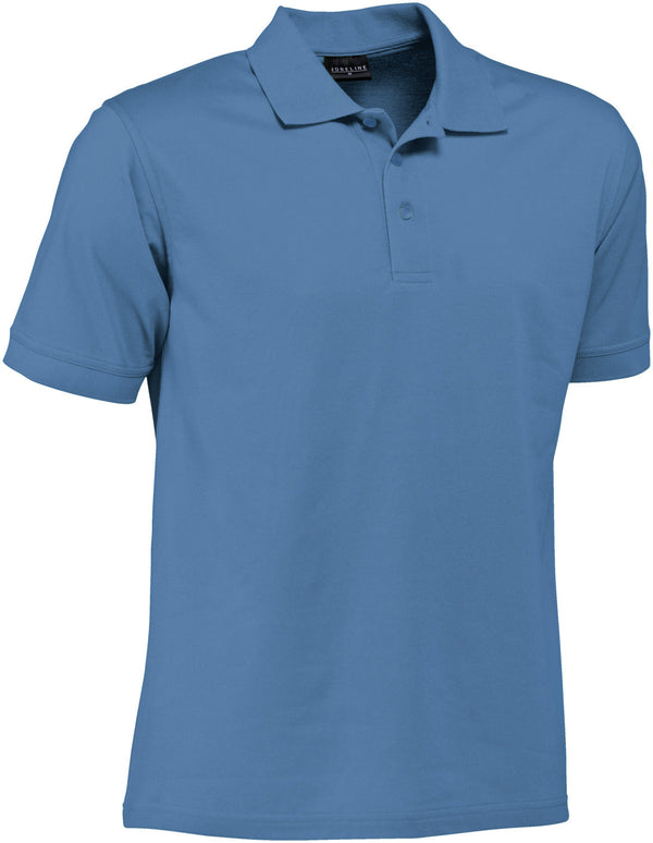 koszulka polo męska Fly krótki rękaw; Kleidergröße 3XL; niebieski przydymiony