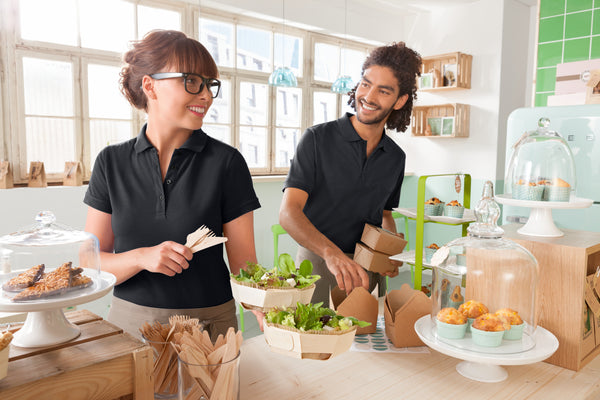 koszulka polo damska Cato; Kleidergröße M; czarny