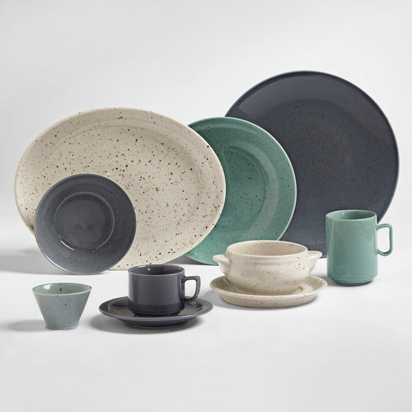 talerz głęboki Alessia; 700ml, 23x3.8 cm (ØxW); beżowy; okrągły; 6 sztuka / opakowanie